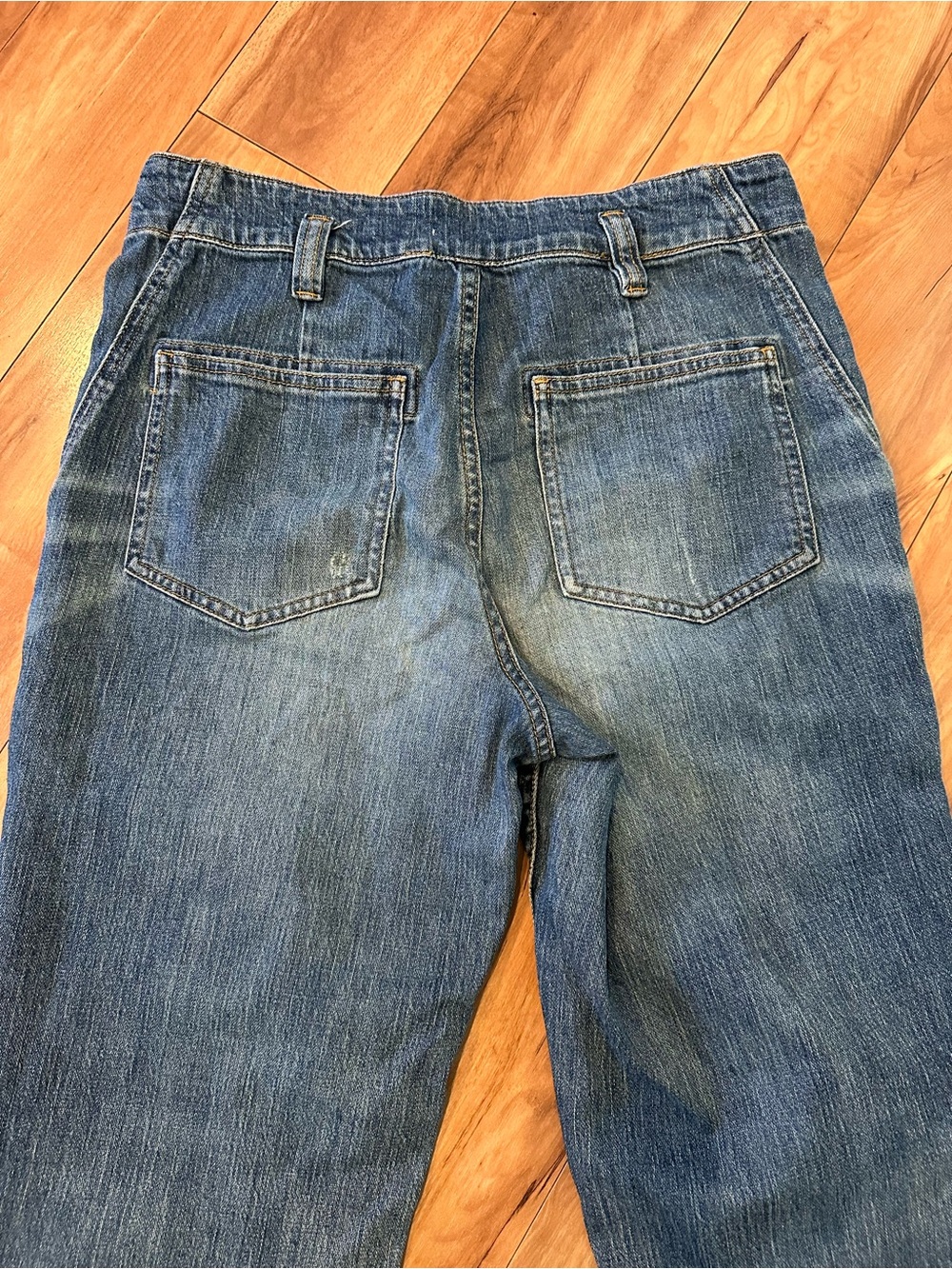 Anthropologie Pilcro The Wanderer Relaxed Patch Pocket Jeans Carpenter - Picture 10 of 11